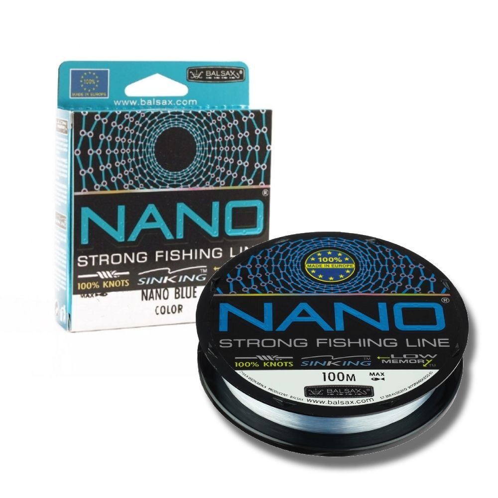 

Монофильная леска для рыбалки Balsax Nano (1 / 0.38 / 17 / 5.25 / 1 / прозрачный (1 штука), Nano
