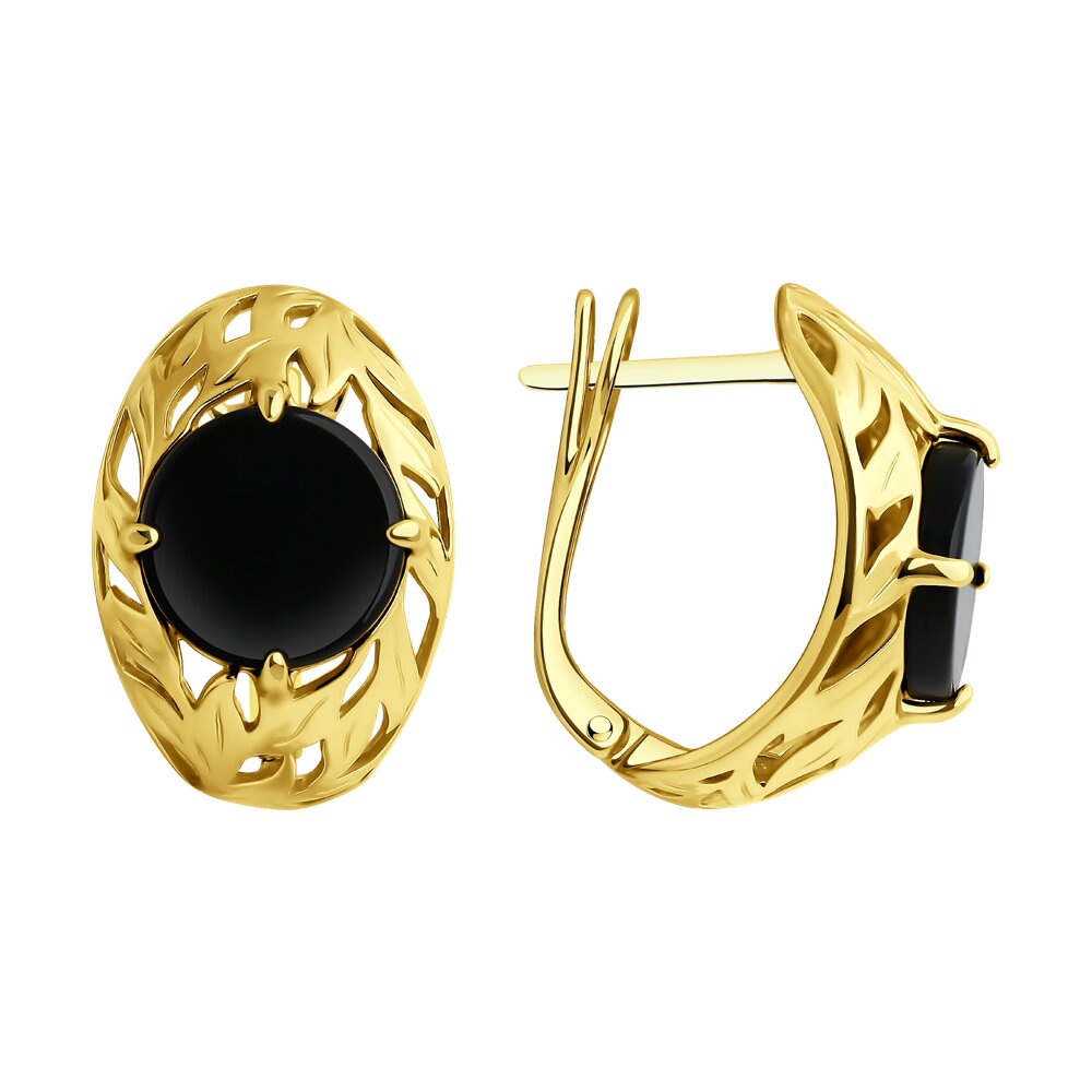 

Серьги из серебра Diamant 93-320-01896-1, агат, 93-320-01896-1
