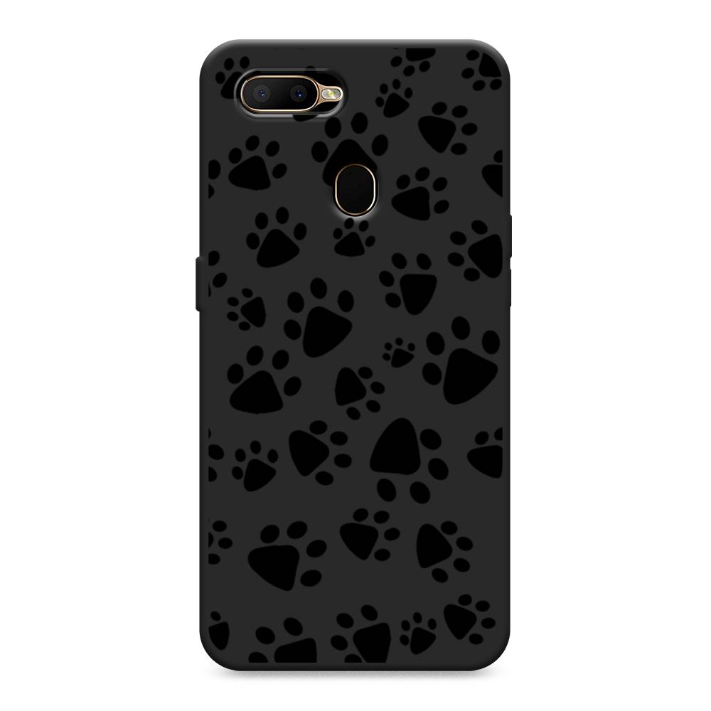 

Чехол Awog на Oppo A5s "Лапки черные", Разноцветный, 252352-1