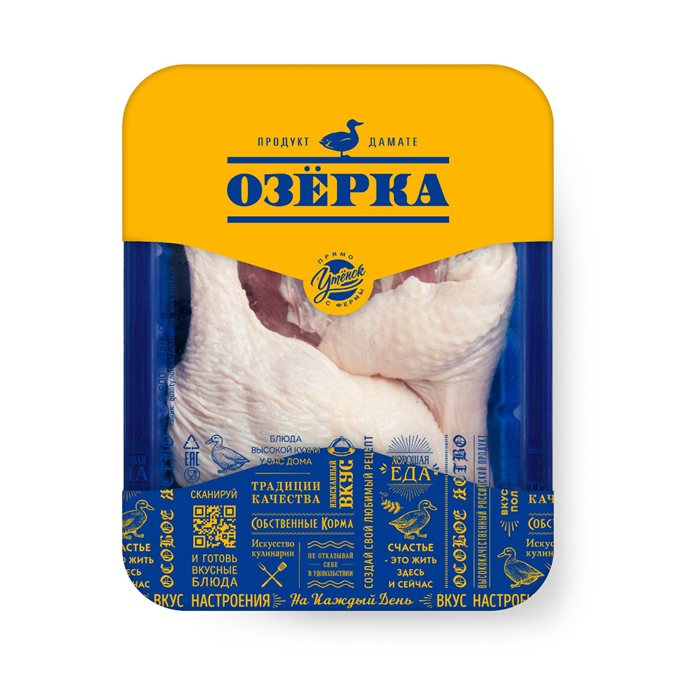 

Окорочок утенка Озерка охлажденный, 700-800 г
