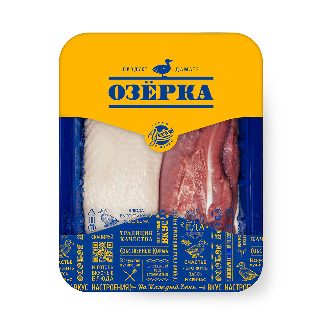 

Филе грудки утенка Озерка охлажденное, 500-600 г