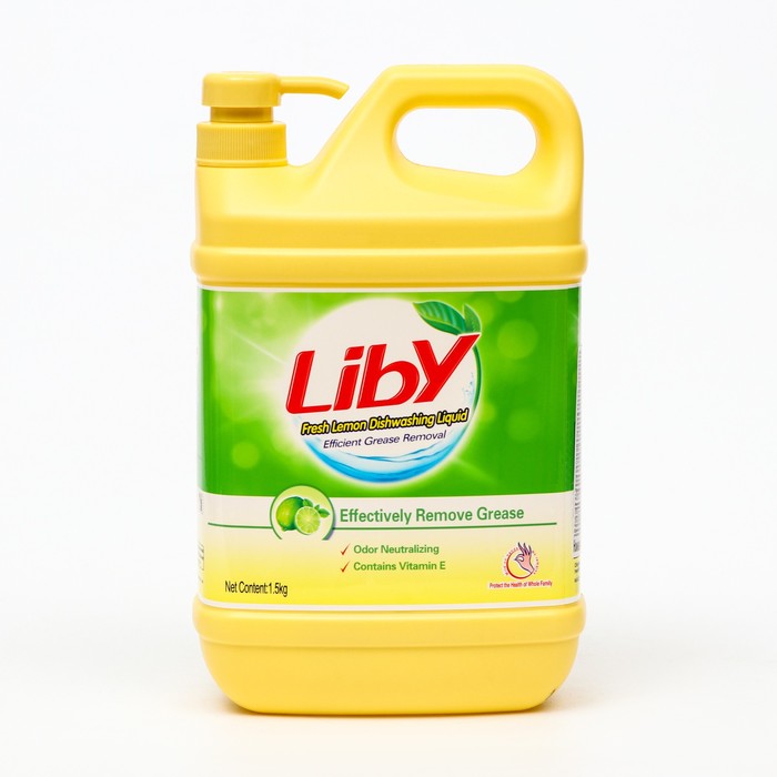Liby Средство для мытья посуды Liby «Чистая посуда» Лимон, 1,5 кг