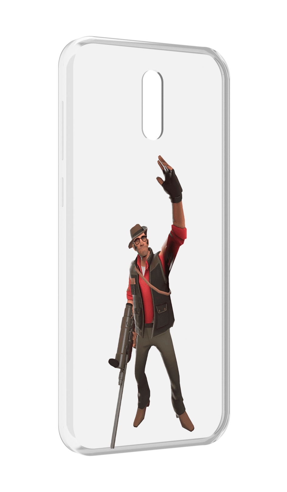

Чехол MyPads team-fortress-2 для Alcatel 3L (2019), Прозрачный, Tocco
