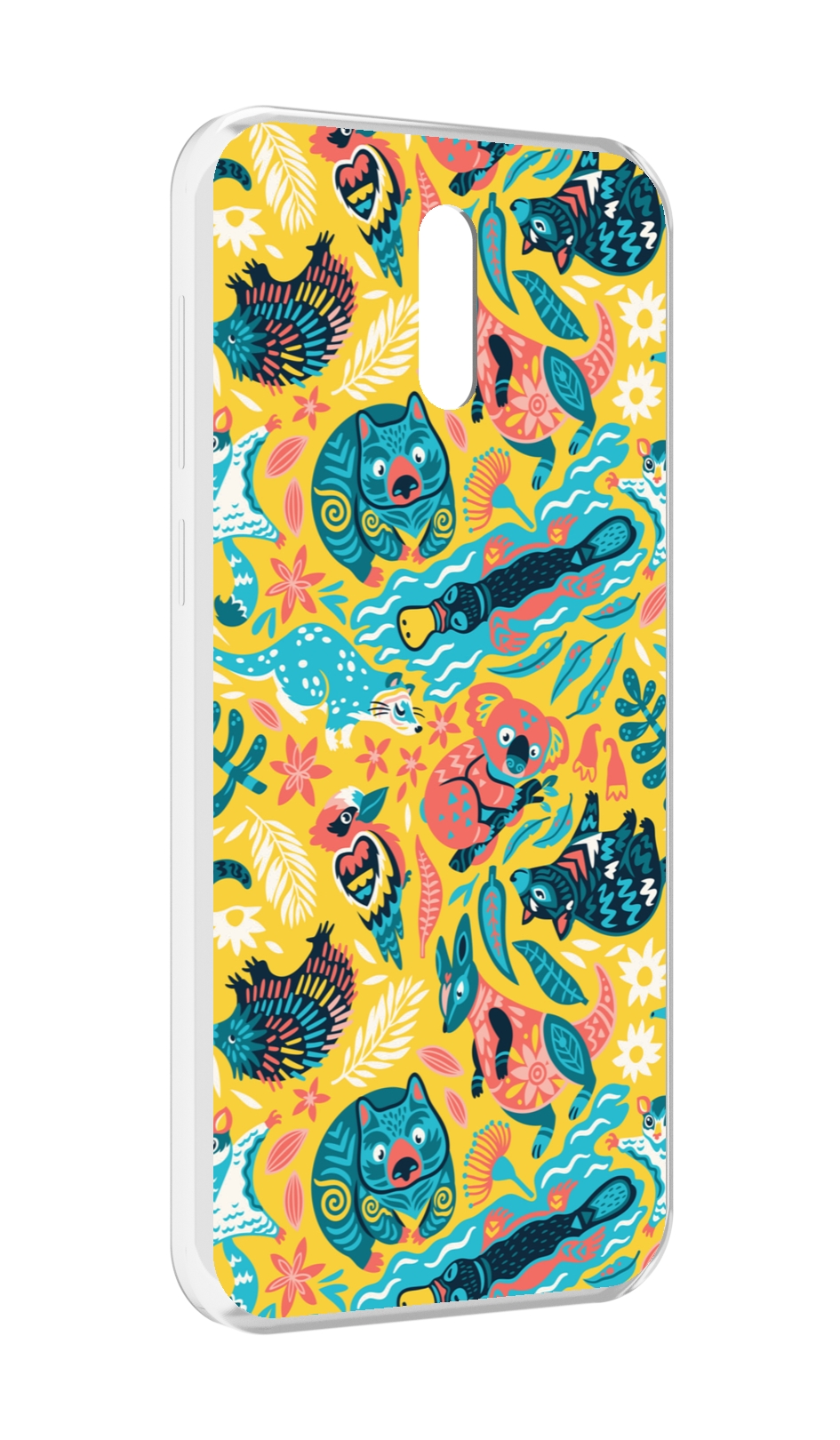 

Чехол MyPads seamless-pattern для Alcatel 3L (2019), Прозрачный, Tocco