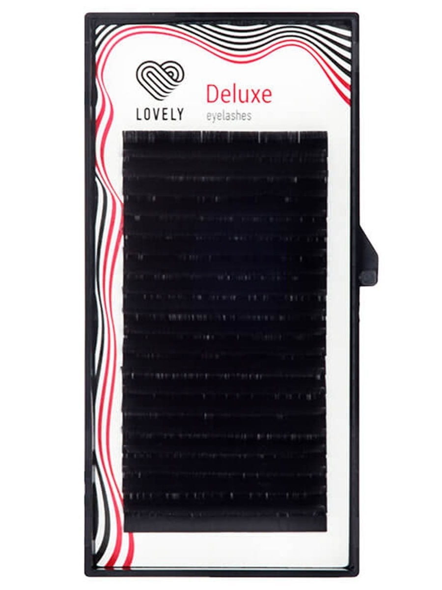 

Ресницы Lovely Deluxe D 0.10 10 мм 20 линий, Черный, 4627148658625