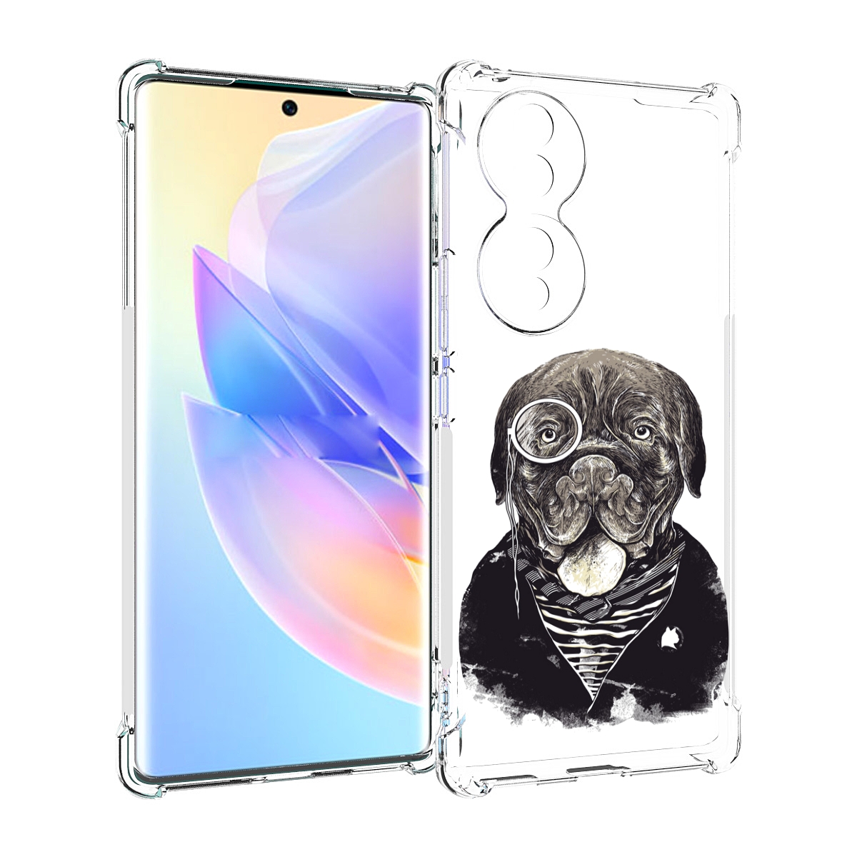 

Чехол MyPads солидный песик для Honor 70, Прозрачный, Tocco