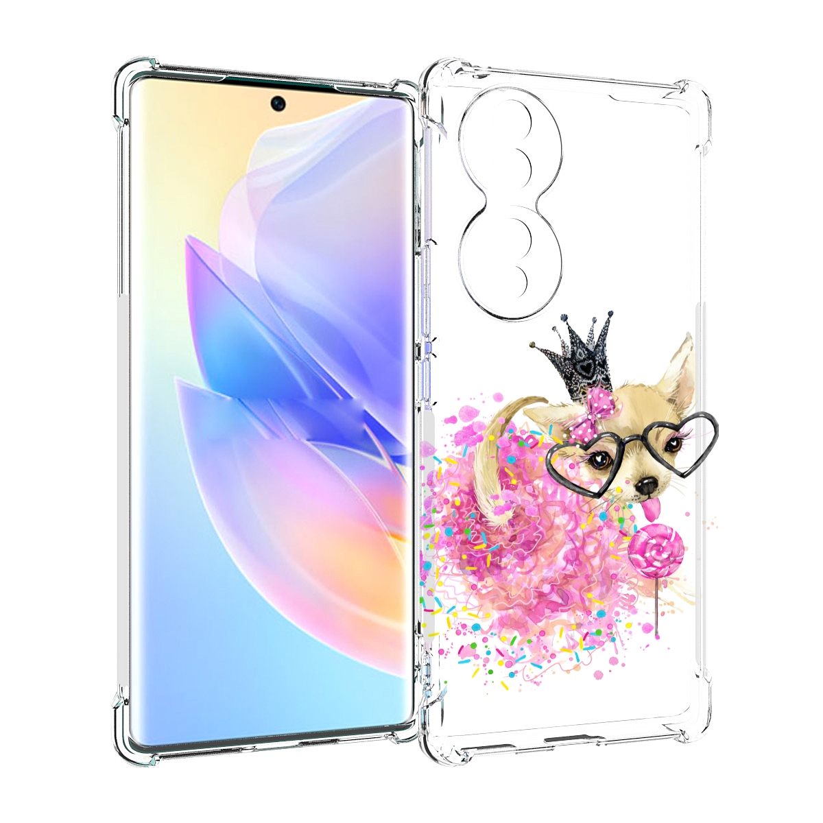 

Чехол MyPads сладкая принцесса для Honor 70, Прозрачный, Tocco