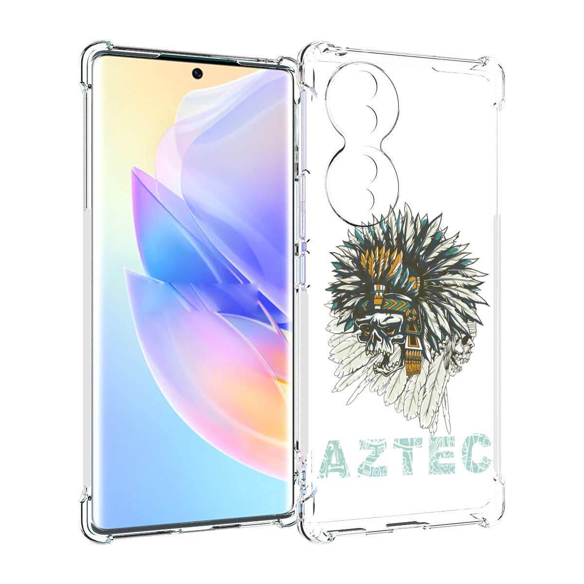 

Чехол MyPads скелет индеец для Honor 70, Прозрачный, Tocco