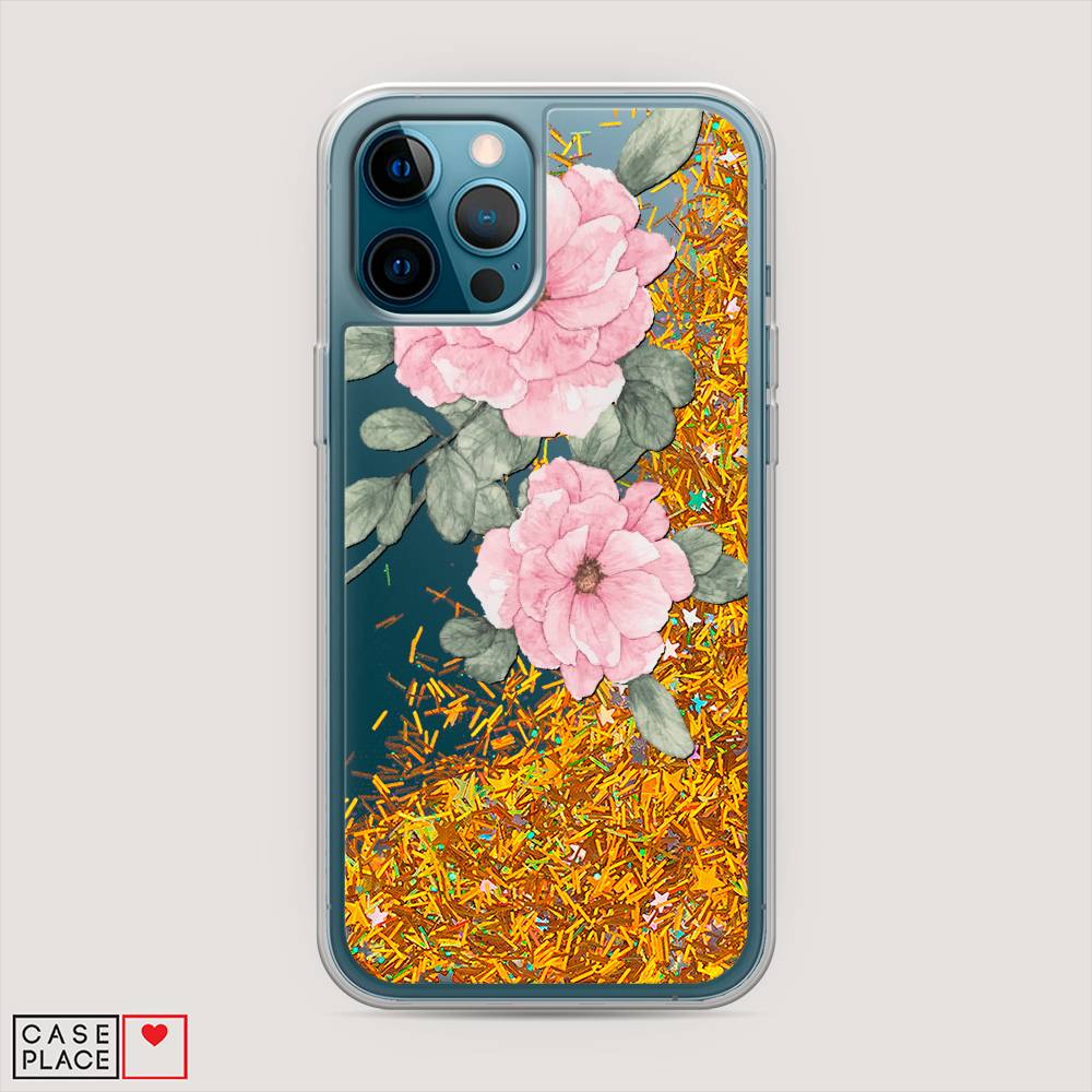 

Чехол Awog на Apple iPhone 12 Pro Max / Айфон 12 Pro Max "Акварельные розовые цветы", Разноцветный, 12790-1