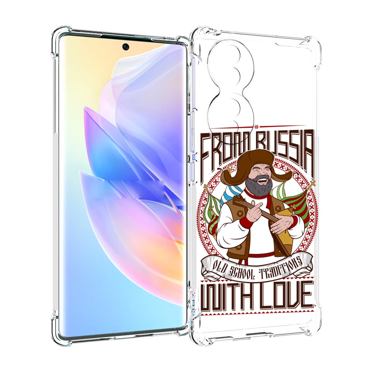 

Чехол MyPads русский мужчина для Honor 70, Прозрачный, Tocco