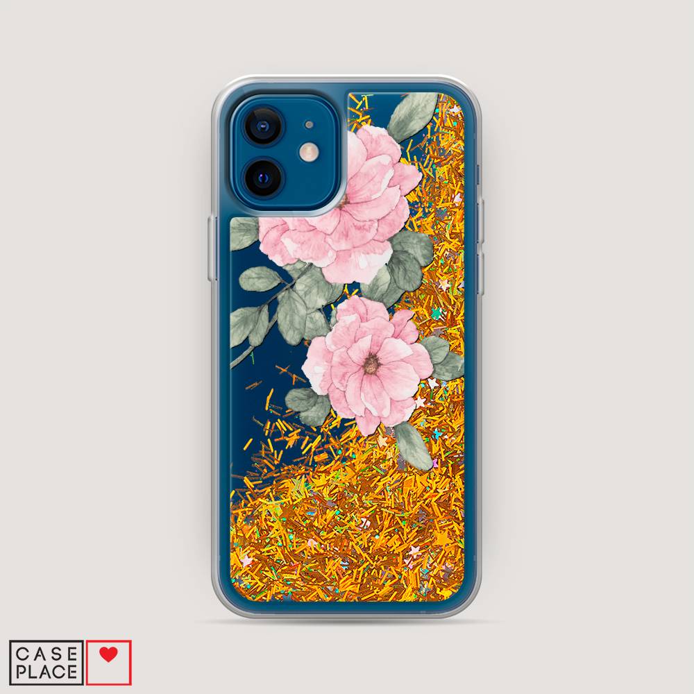 

Чехол Awog на Apple iPhone 12 mini / Айфон 12 mini "Акварельные розовые цветы", Разноцветный, 12690-1