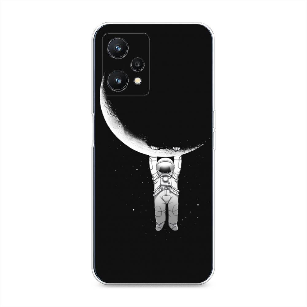 

Силиконовый чехол "Космонавт" на Realme 9 5G, Черный