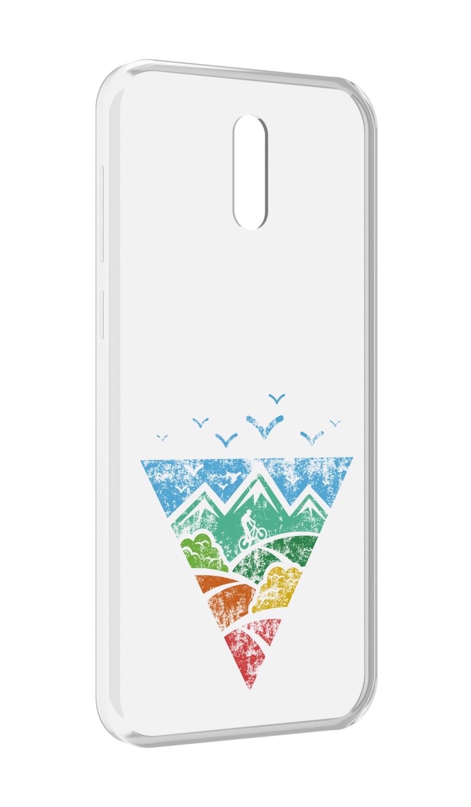 

Чехол MyPads Лес земля море чайки для Alcatel 3L (2019), Прозрачный, Tocco