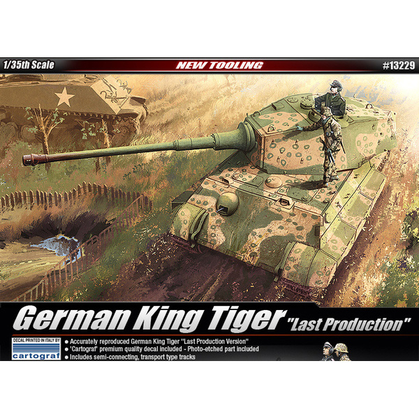 фото 13229 academy 1/35 german king tiger [last production]