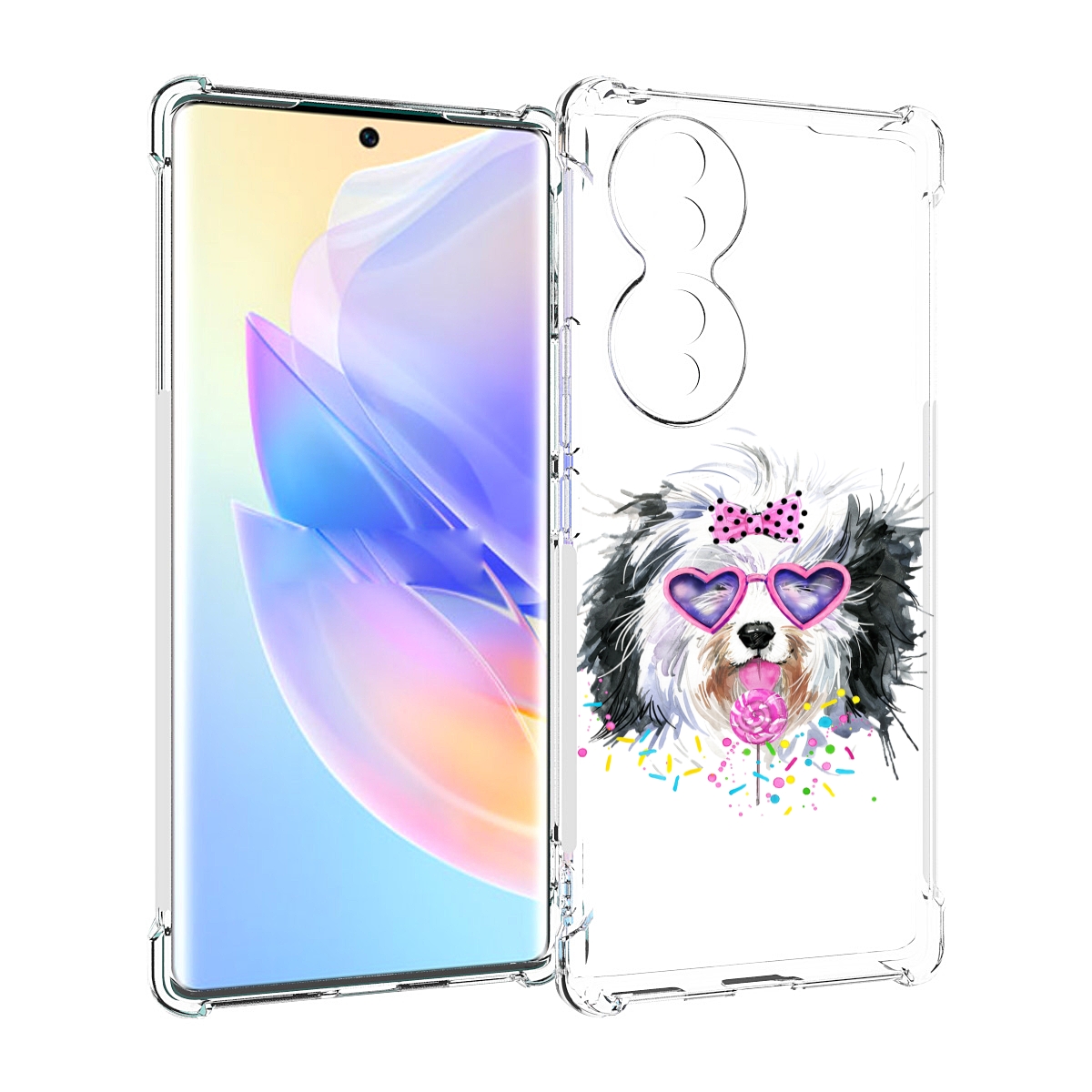 

Чехол MyPads пушистик для Honor 70, Прозрачный, Tocco
