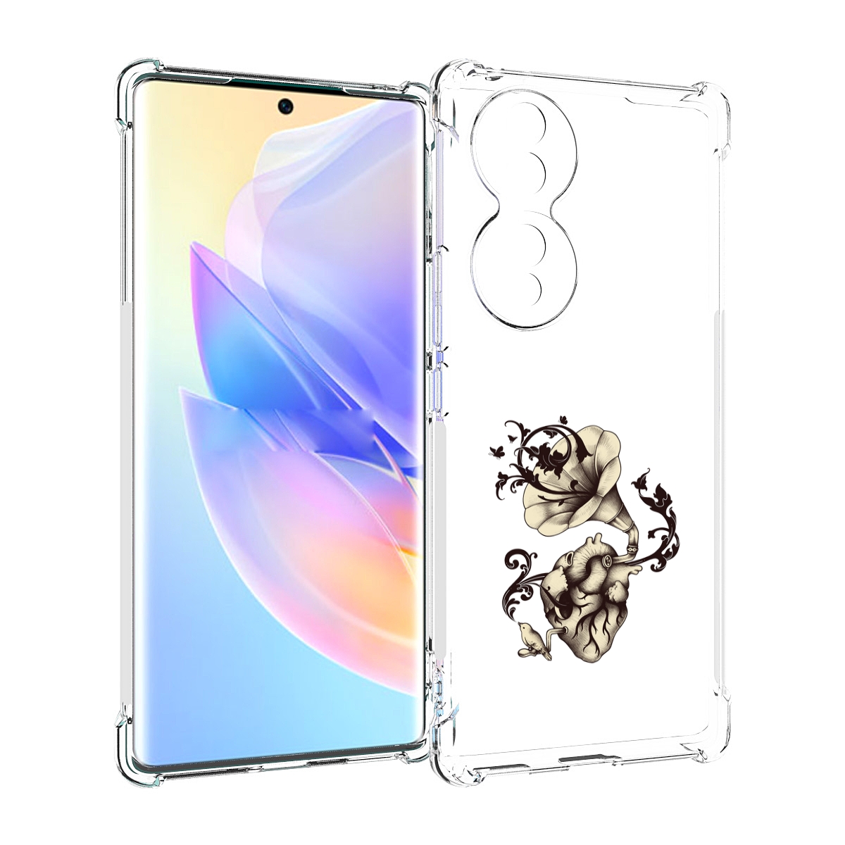 

Чехол MyPads Граммофон для Honor 70, Прозрачный, Tocco