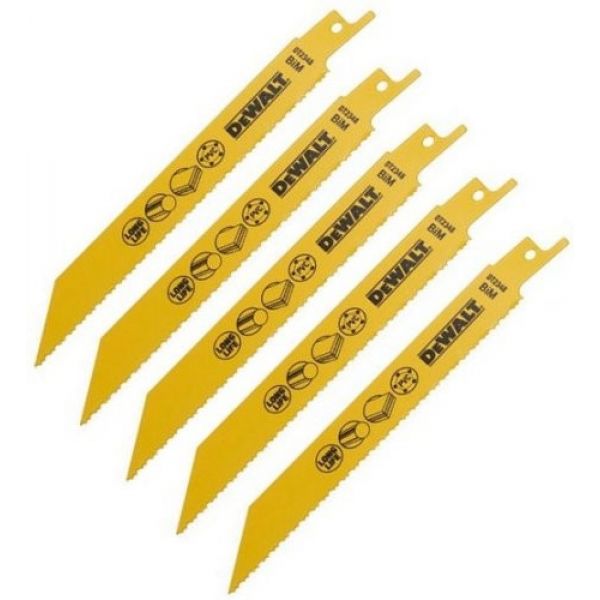 

Полотно DEWALT DT2348-QZ, универсальное для сабельных пил 152 x 1.8-2.5 мм, 5 шт.
