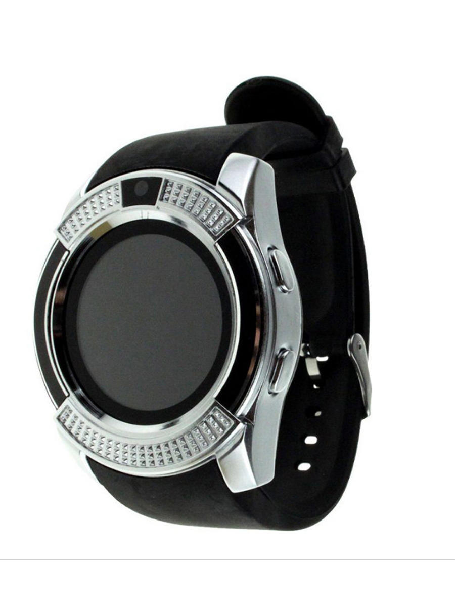 фото Умные часы smart watch v8 серебряные the x shop