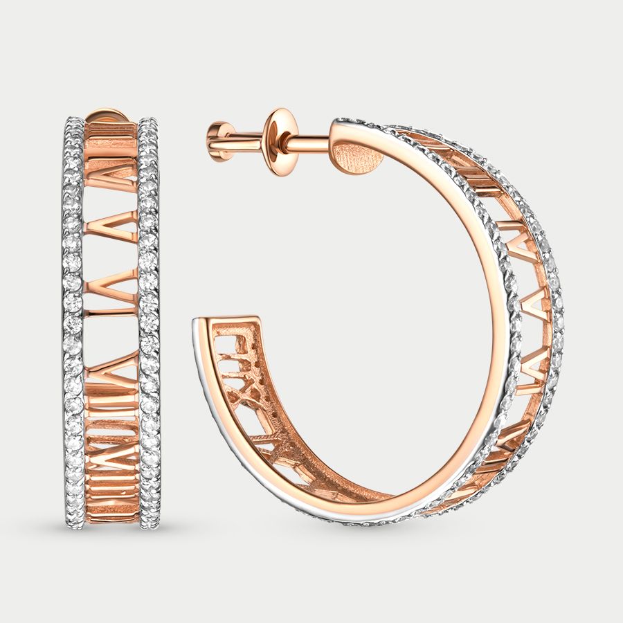 

Серьги-конго из золота с фианитом GOLD CENTER с4224, с4224