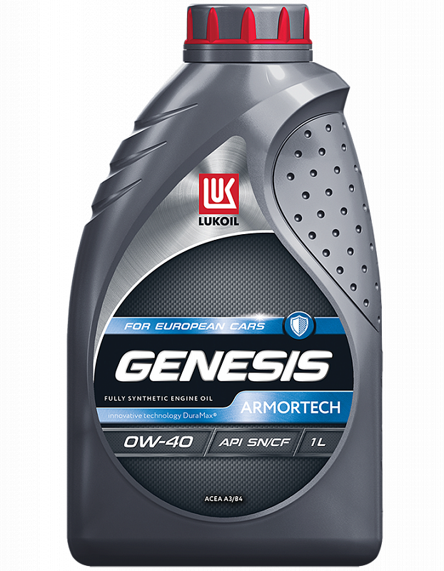 фото Моторное масло lukoil genesis armortech 0w40 1 л