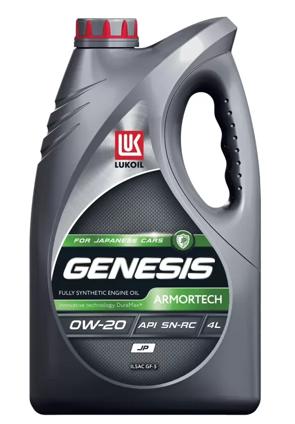 фото Моторное масло lukoil genesis armortech jp 0w20 4 л