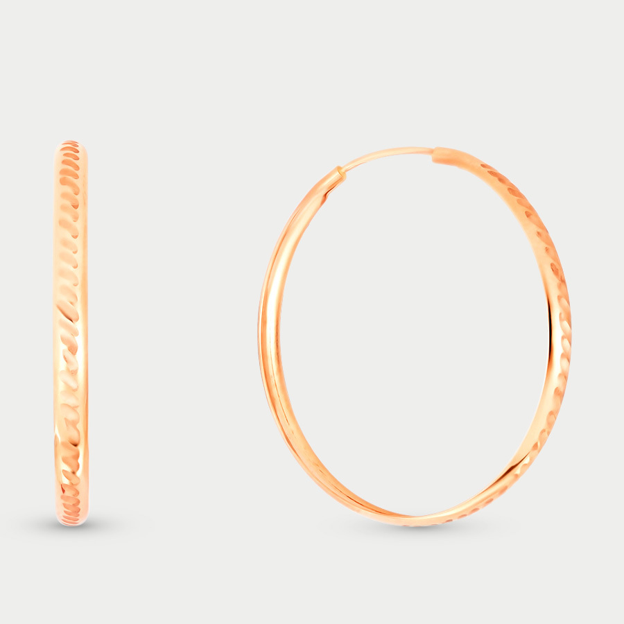 

Серьги конго из золота GOLD CENTER Т-11100А, Т-11100А