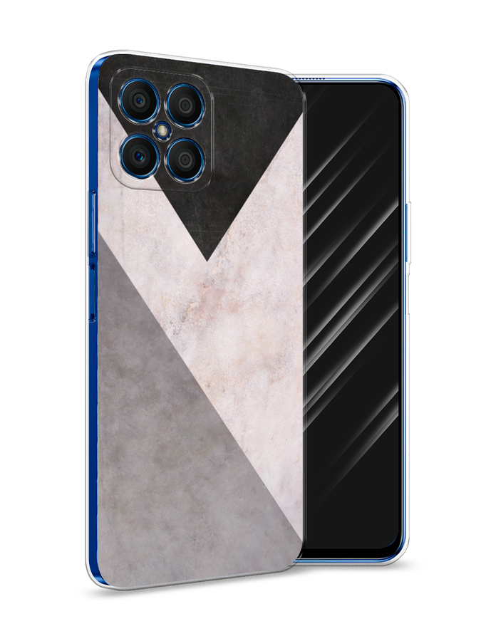 

Чехол Awog на Honor X8 "Геометричный мрамор", Бежевый, 6107650-3