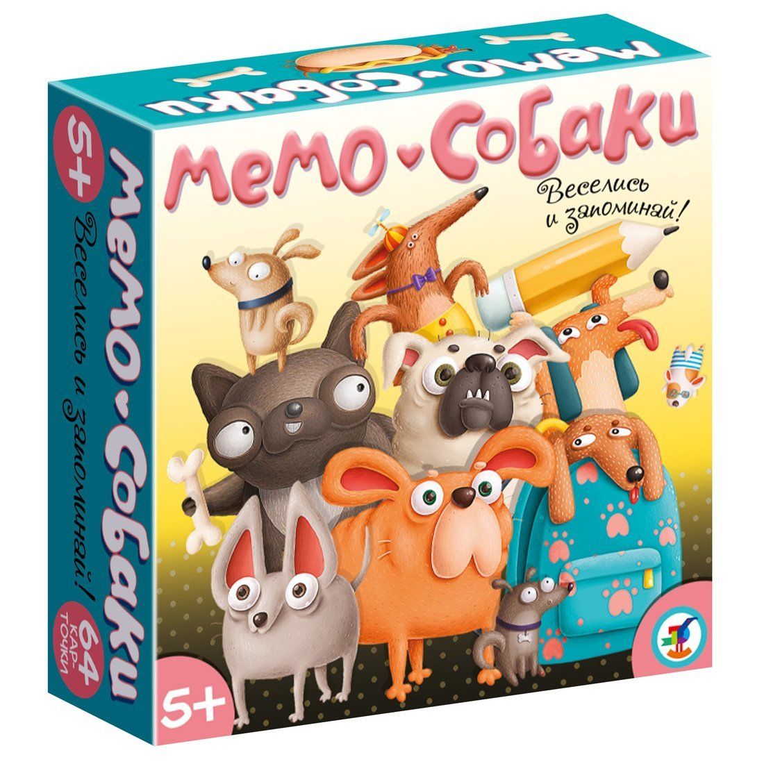 Настольная игра Дрофа-Медиа Мемо Собаки настольная игра мемо собаки нескучные игры