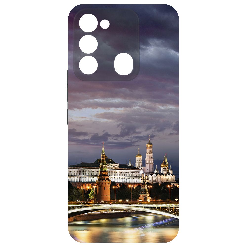 

Чехол-накладка Krutoff Soft Case Россия, Московский Кремль для TECNO Spark Go 2022 черный