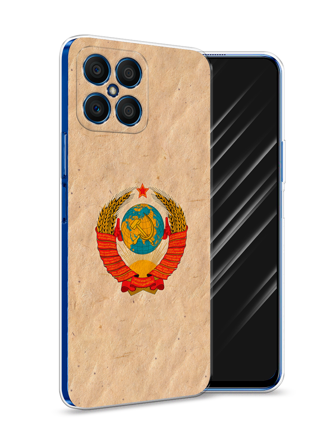 

Чехол Awog на Honor X8 "Союз пролетариев", Бежевый;красный, 6107650-10