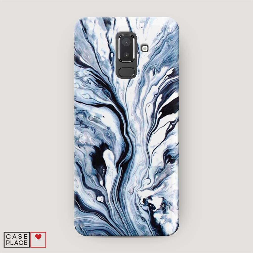 

Чехол Awog "Голубой минерал мрамор" для Samsung Galaxy J8