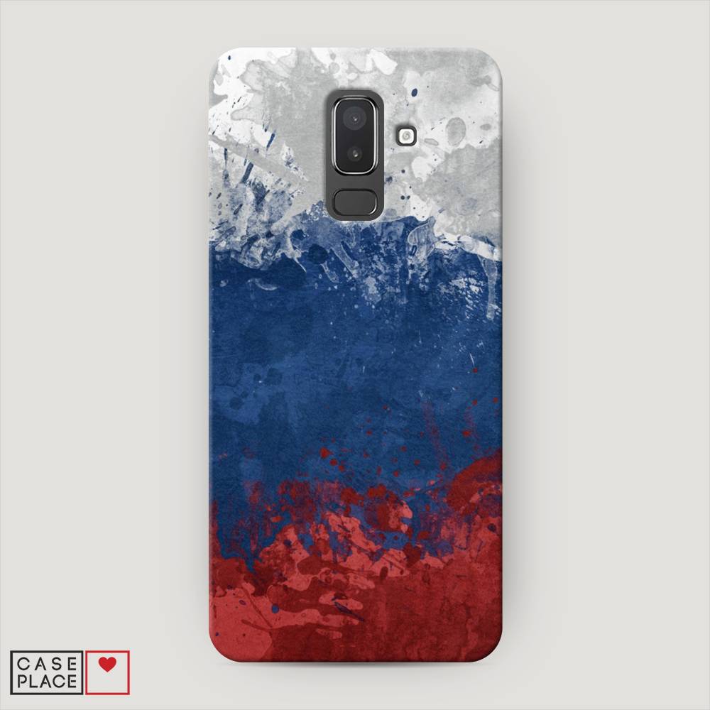 

Чехол Awog "Флаг России неровный" для Samsung Galaxy J8