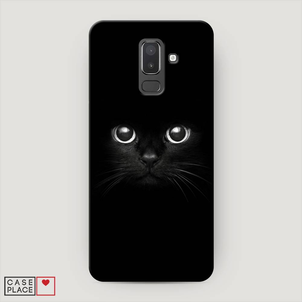 

Чехол Awog "Взгляд черной кошки" для Samsung Galaxy J8