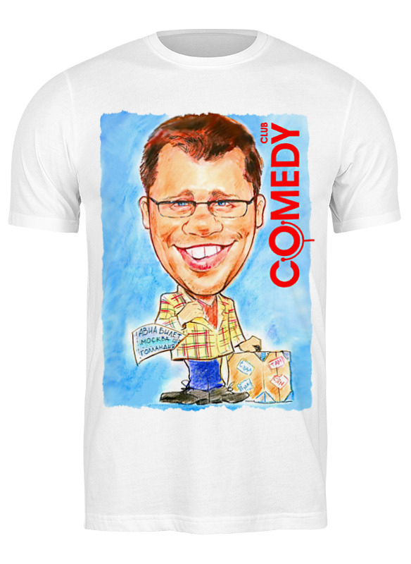 

Футболка женская Printio Comedy club белая M, Белый, Comedy club