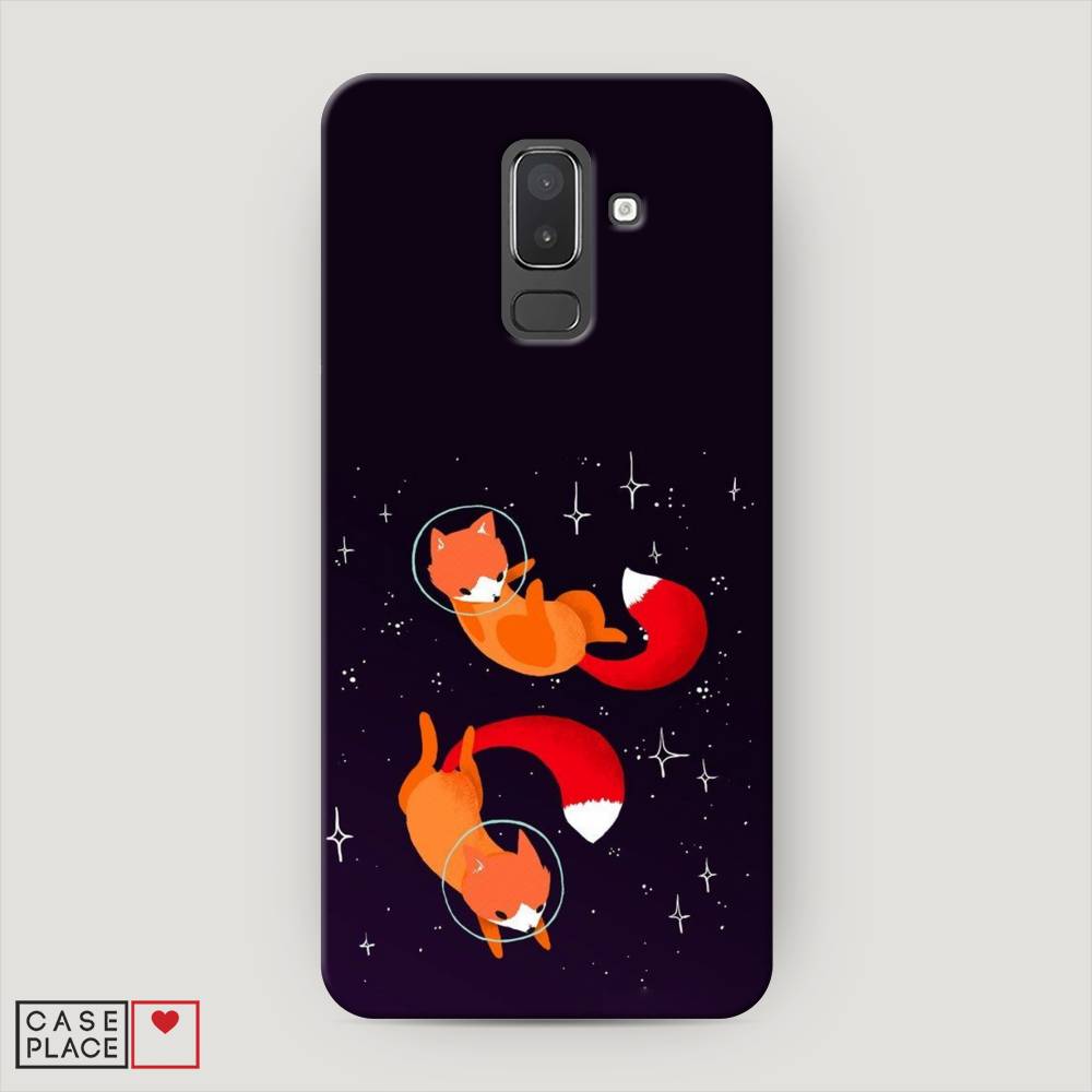 

Чехол Awog "Лисы космонавты" для Samsung Galaxy J8