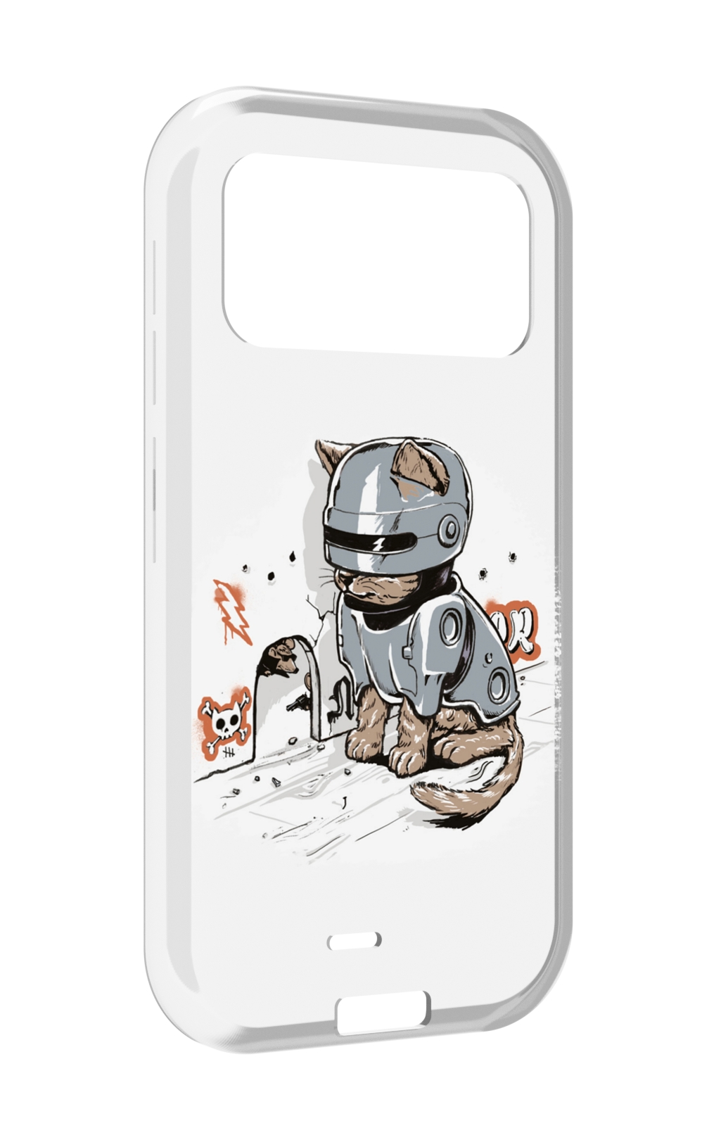 

Чехол MyPads Грозный кот для Oukitel F150 H2022, Прозрачный, Tocco