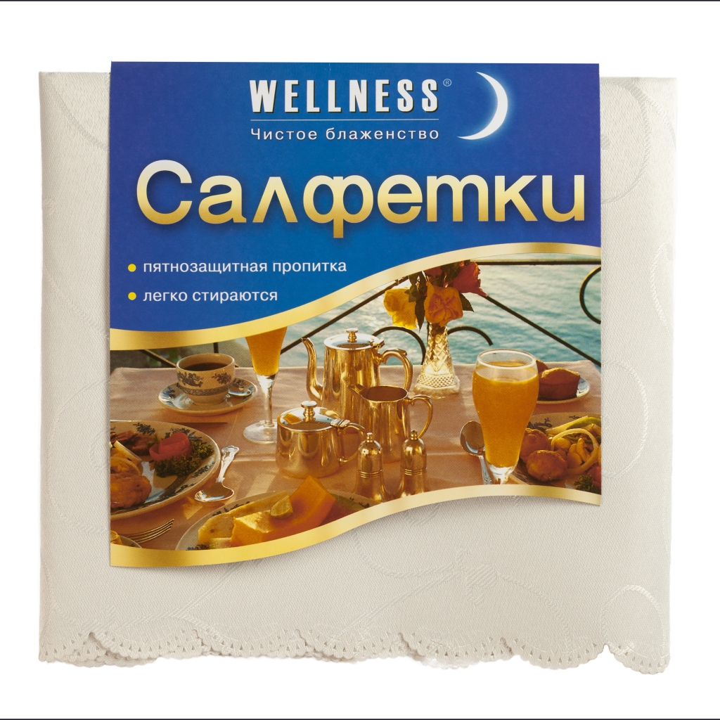 Салфетка столовая к-т WELLNESS, WT32/3-Лувр*92, 32x32