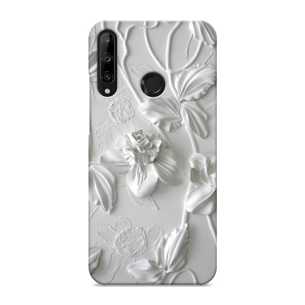 фото Чехол awog "гипсовые цветы" для honor 9c