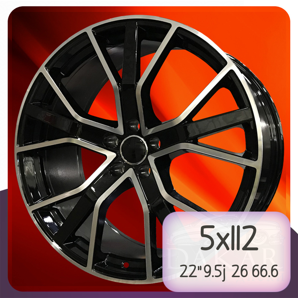 

Колесный диск DWS AU-5348 22"-9.5j 5x112 ET26 DIA66.6 BFP, AU-5348