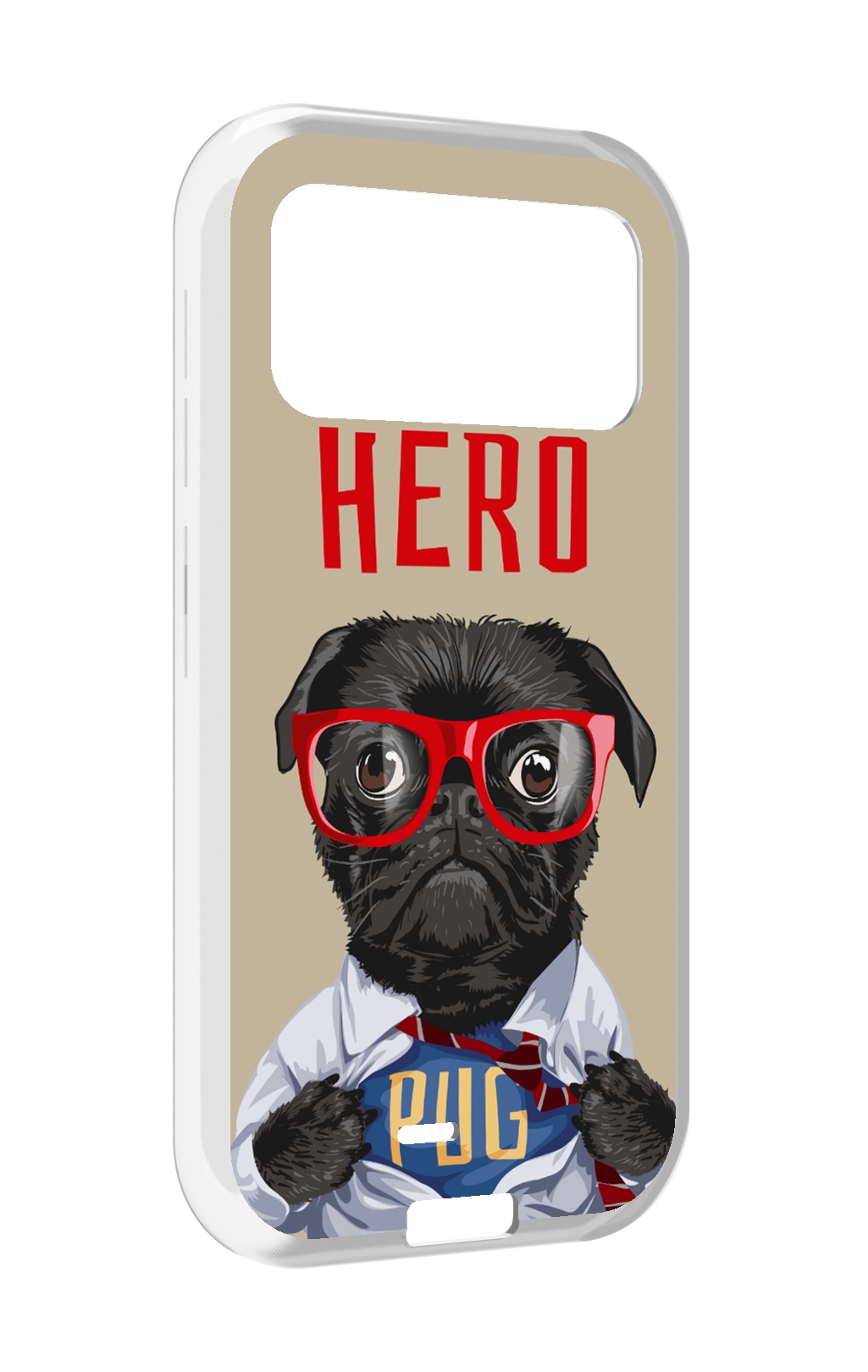

Чехол MyPads Герой-PUG для Oukitel F150 H2022, Прозрачный, Tocco