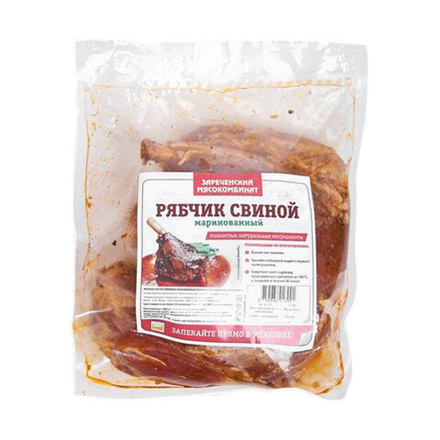 

Рябчик свиной Зареченский Мясокомбинат маринованный, охлажденный, 1,1-1,2 кг