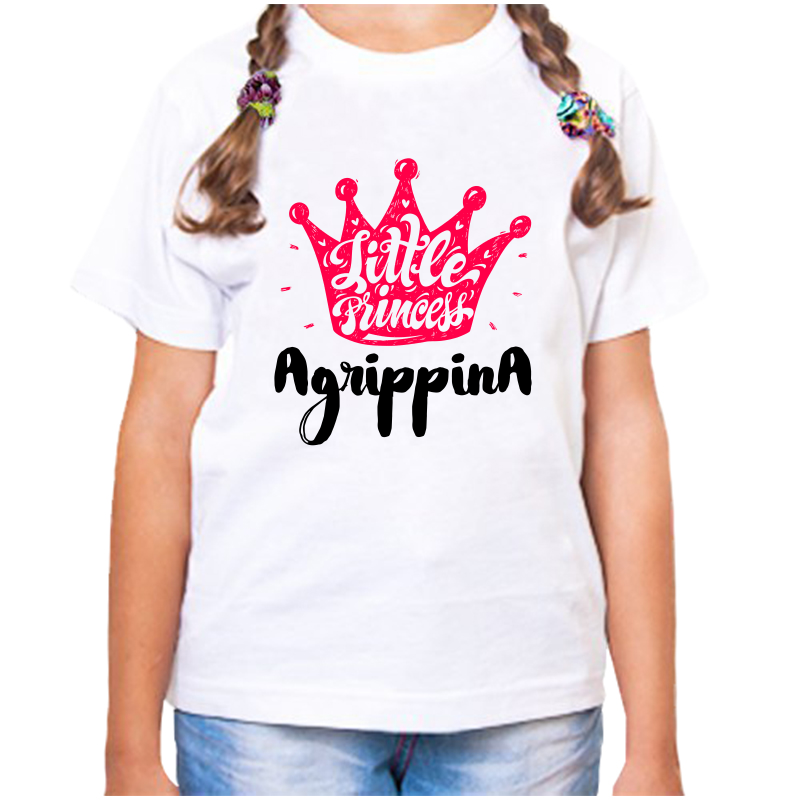 

Футболка девочке белая 36 р-р little princess агриппина, Белый, fdd_little_princess_agrippina