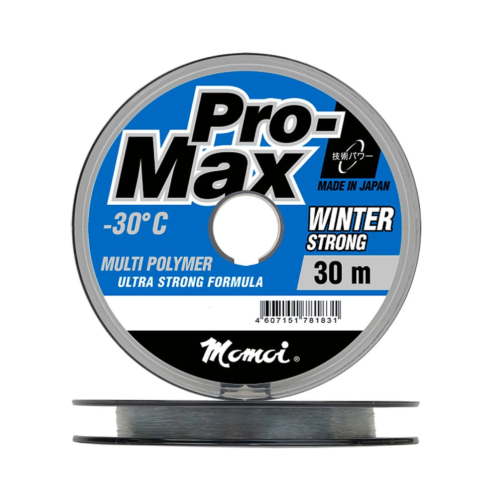 Монофильная леска для рыбалки Momoi Pro-Max Winter Strong (3 / 0.16 / 3.3 / 3 / clear (3