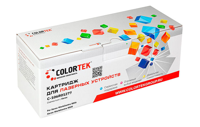 106R01277 Colortek совместимый Black для Xerox WorkCentre 5016/ 5020 (6 300стр)