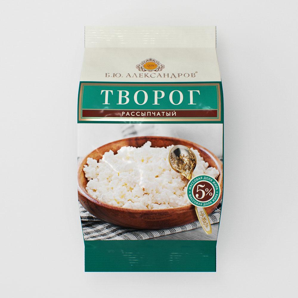 

Творог Б.Ю. Александров рассыпчатый, 5%, 350 г