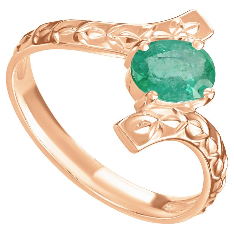 

Кольцо из серебра с изумрудом р. LAZURIT-ONLINE 849102, 849102