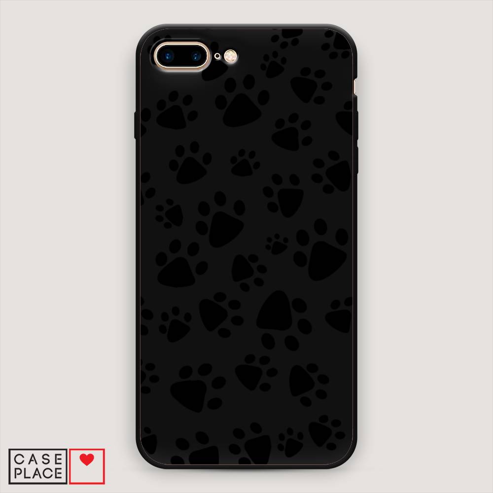 

Чехол Awog на Apple iPhone 8 Plus / Айфон 8 Plus "Лапки черные", Разноцветный, 10952-1