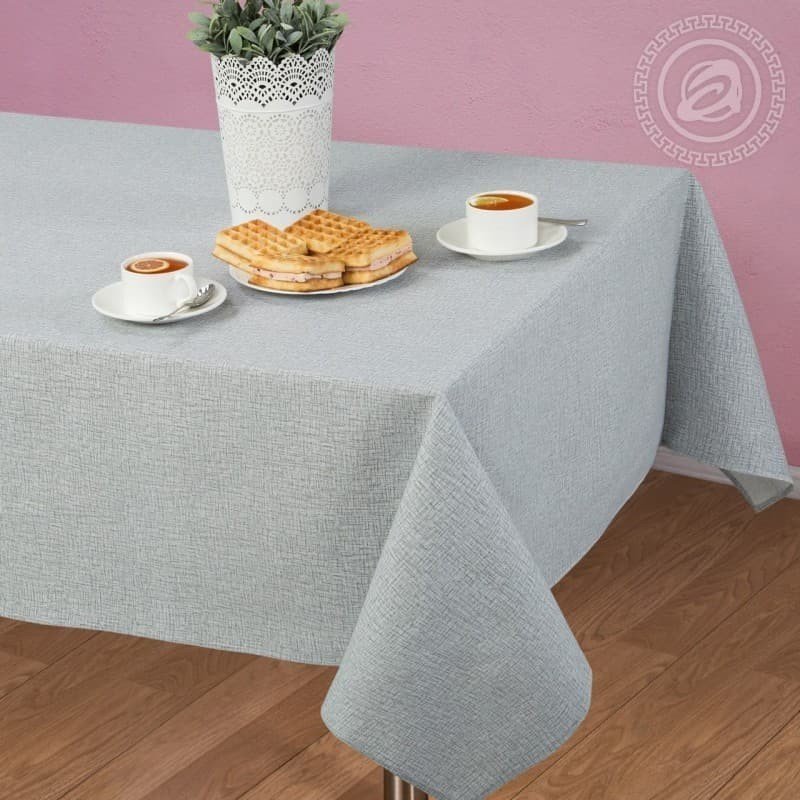 фото Скатерть 120х145 рогожка лён арт-дизайн