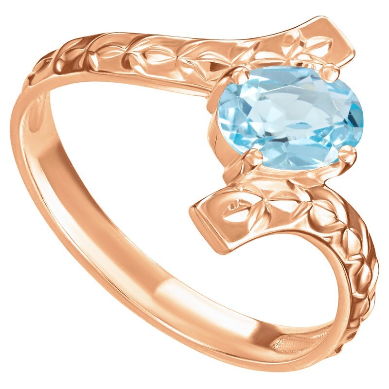 

Кольцо из серебра с топазом р., LAZURIT-ONLINE 849002, 849002