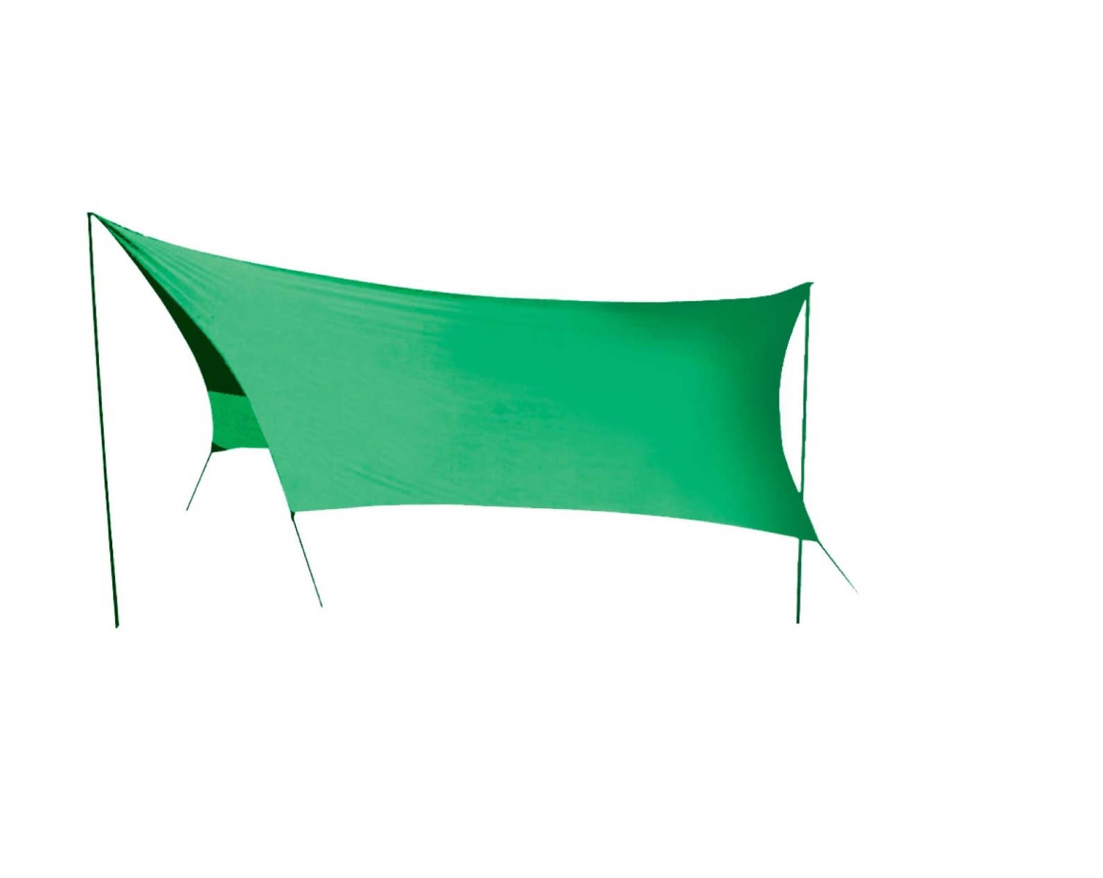 фото Тент 4,4x4,4 со стойками зеленый (t0379) btrace
